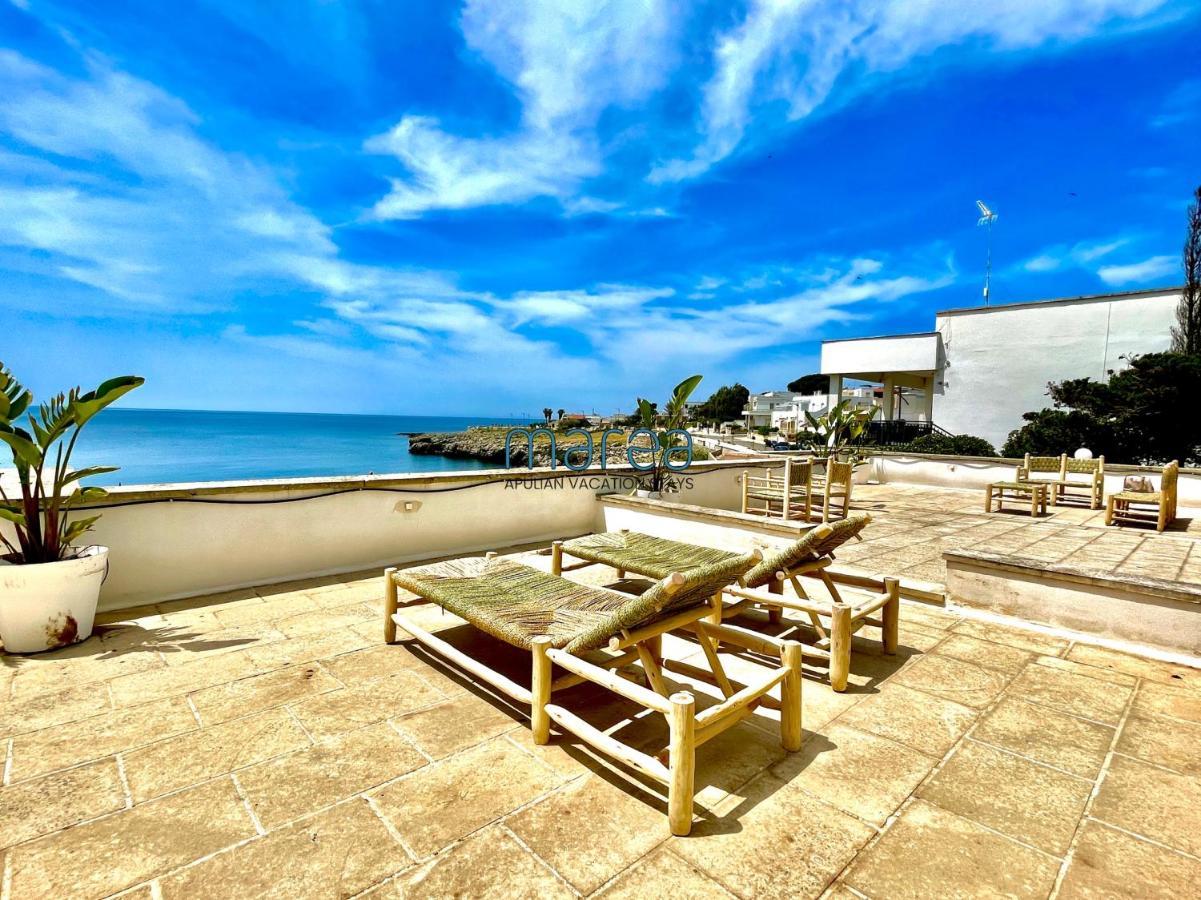Villa Nauna, Fronte Mare Con Giardino E Terrazzo - Marea Collection Nardo Luaran gambar